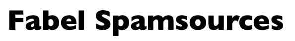 Fabel Spamsources